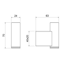 Крючок Timo Luiro 18511/17 золото матовое