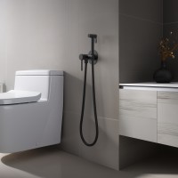 Смеситель встроенный с гигиеническим душем Timo Saona 2338/03SM черный