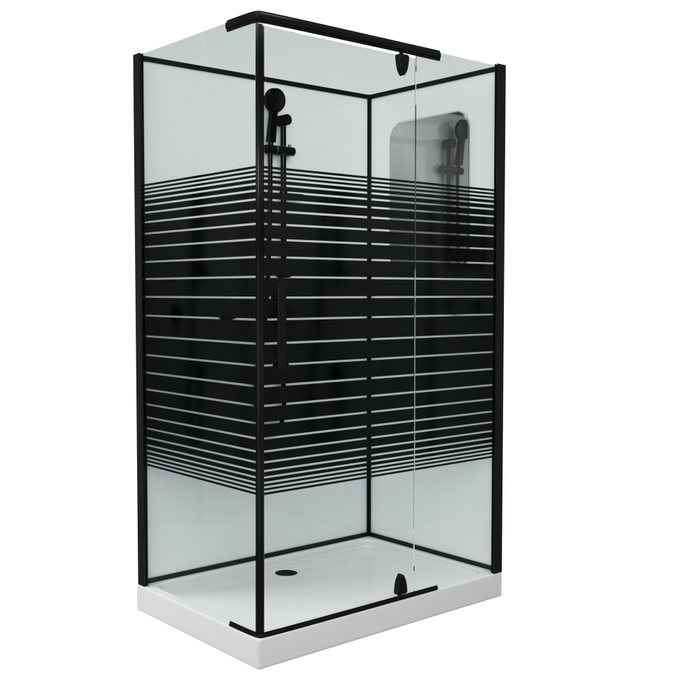 Душевая кабина Grossman Classic GR272QR (120х80х205) дверь распашная,4 места