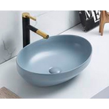 Раковина Ceramalux 78590MHL, цвет голубой