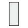 Боковая стенка Grossman Style 200.K33.05.100.21.00 (100х195) черный матовый,стекло прозрачное, 1 место