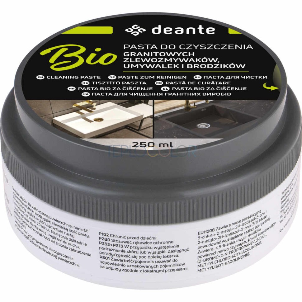 Паста, к уходу за гранитными мойками, раковинами и поддонами - 250 мл