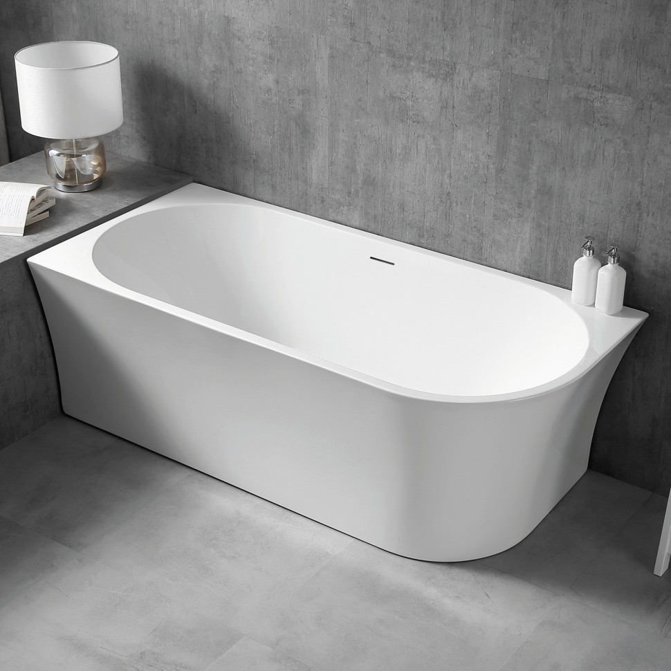 Акриловая ванна ABBER AB9257-1.5 L белая