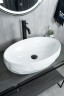 Раковина Gid 9030wx 51241 накладная белая 60x40x15