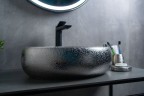 Раковина Gid 9030s 52235 накладная хром 48x34x15