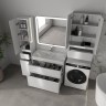 ПШ STYLE LINE "Атлантика 1000", с ящиком, белый глянец