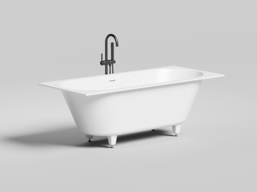 Ванна встраиваемая ORNELLA AXIS KIT 180x80 S-Stone Матовое