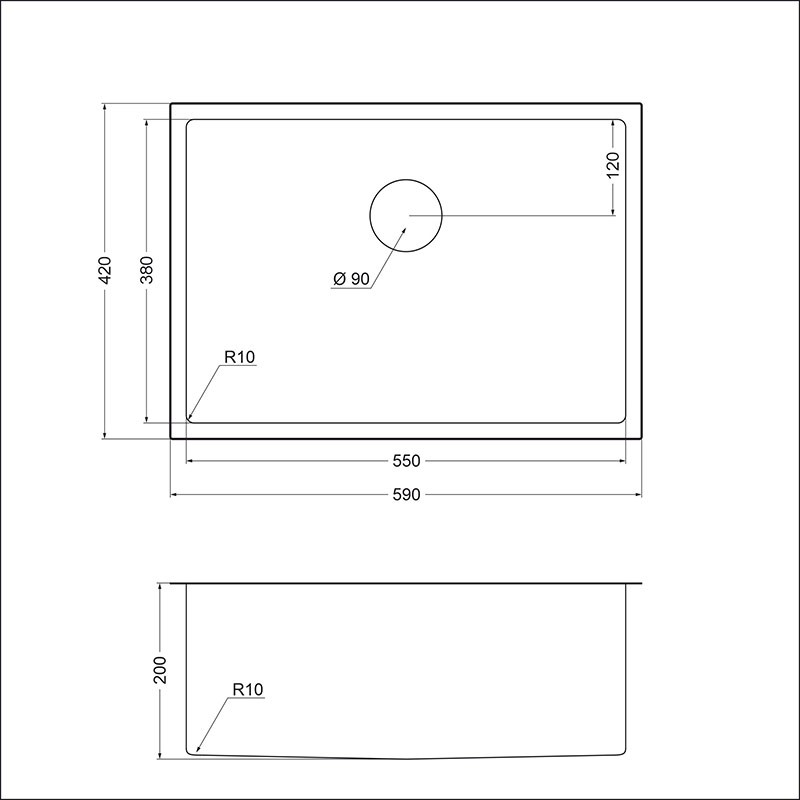Мойка EMAR EMB-132 EMB-132 PVD Nano Dark