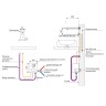 Смеситель для раковины встроенный, сенсорный Timo Selene 2073/16SM белый матовый
