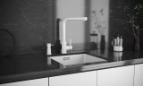 Дозатор для жидкого мыла KRAFT, D003-WH, белый матовый, Paulmark