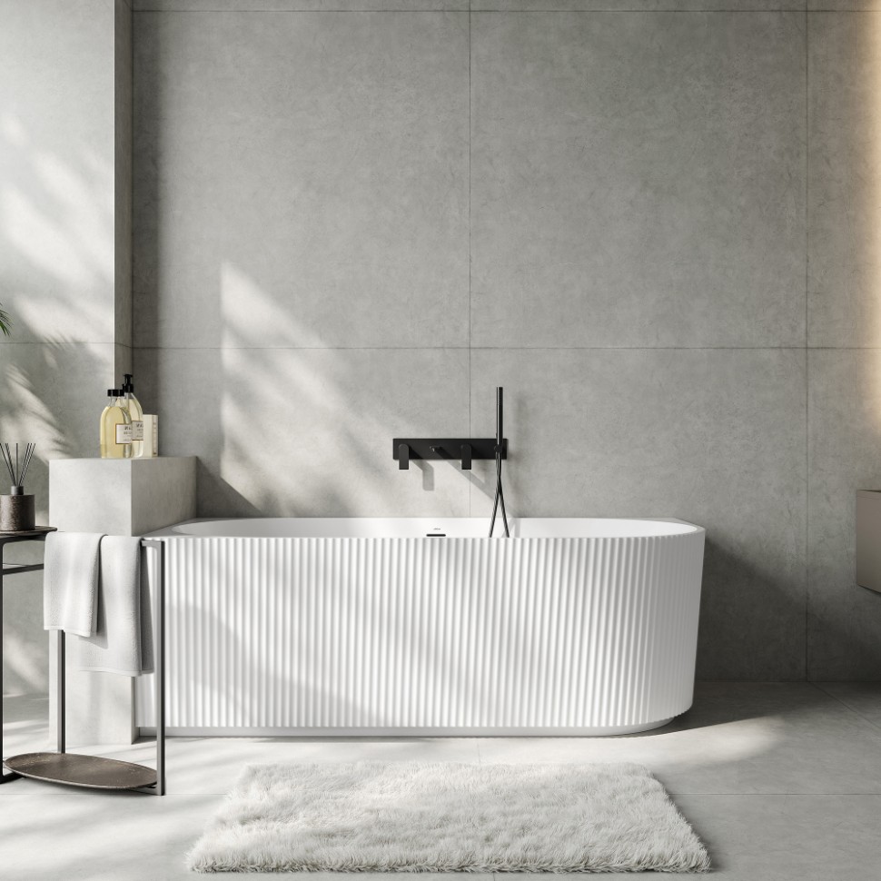 Акриловая ванна ABBER AB9329-1.5 L белая