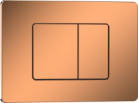 Кнопка смыва IBERICA BLANCA INOX-C нержавеющая сталь, розовое золото глянцевое (IB.B011.004.001)