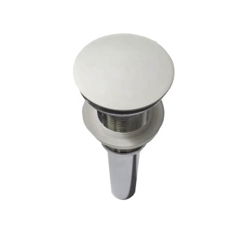 Донный клапан Солид Серфейс (Solid Surface) Vincea DBS-616MW, белая матовая крышка, без перелива