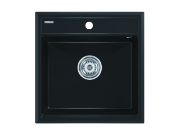 Мойка STEPIA 50, IT-GRANIT, PM115051-BLM, черный металлик, 500х510, Paulmark