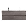 База под раковину подвесная BelBagno KRAFT-1200-4C-SO-2-CG Cemento Grigio