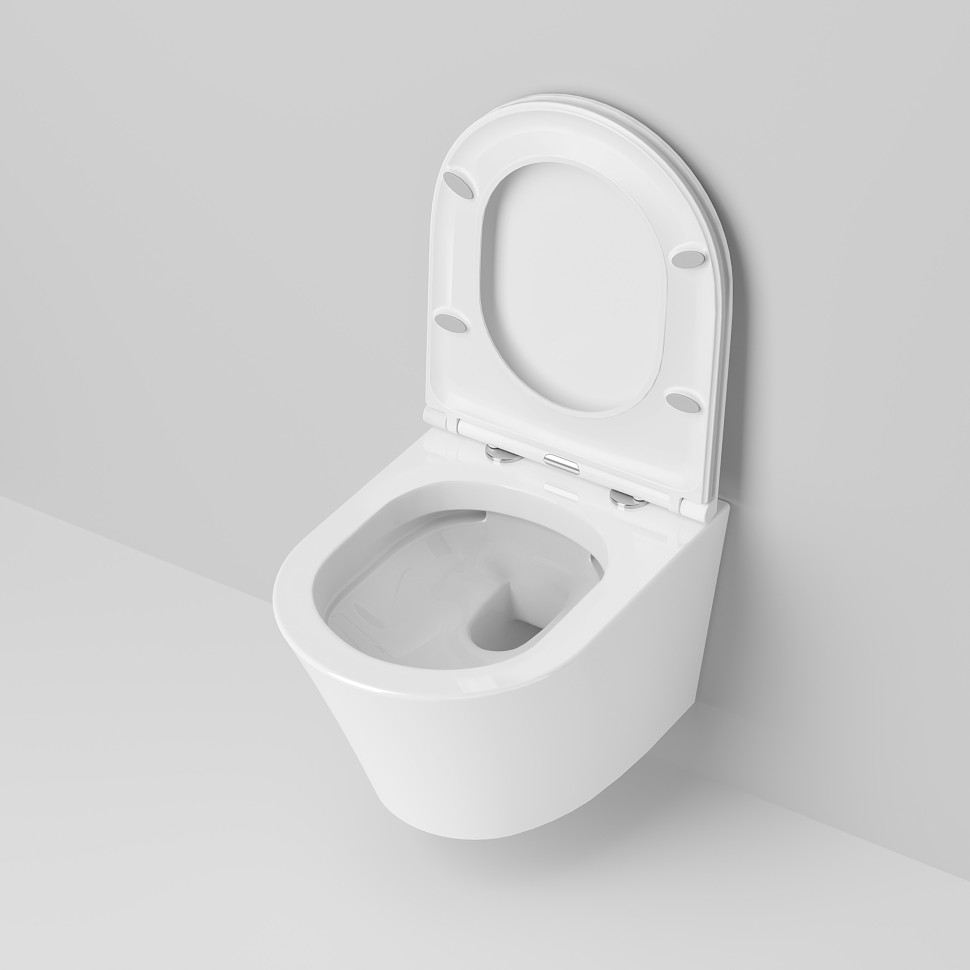 Унитаз Ritz 233K19004RS (475*360*350) подвесной БЕЗОБОДКОВЫЙ, 2 места