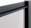 Душевое ограждение Ambassador Forsa 17022218ABB-90ABB (120х90х200) прямоугольник,черный,стекло тонированное,раздвижная,2 места