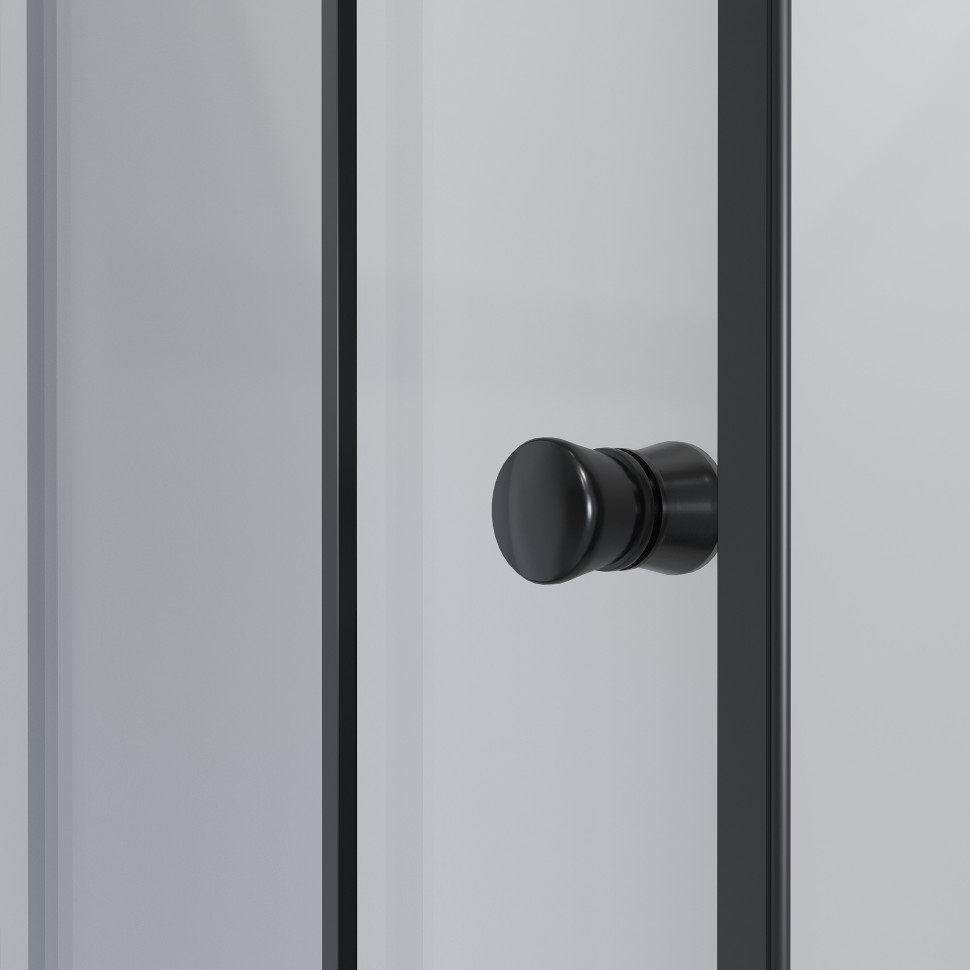 Душевой уголок Niagara Eco NG-012-14QT (120х80х195) низкий поддон(13см),черный,стекло тонированное,2 места