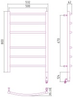Галант МЭМ правый (Матовый чёрный)