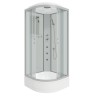 Душевая кабина Niagara Classic NG-3301-14G (90х90х215) средний поддон(26см),стекло матовое,4 места