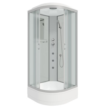 Душевая кабина Niagara Classic NG-3301-14G (90х90х215) средний поддон(26см),стекло матовое,4 места