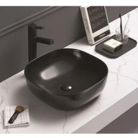 Раковина Ceramalux 78107МВ, цвет черный