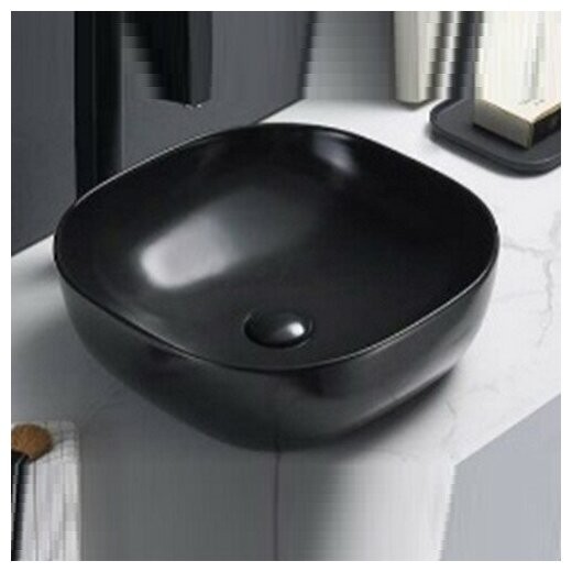 Раковина Ceramalux 78107МВ, цвет черный