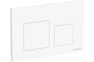 Кнопка смыва Balance, клавиши Square, цвет белый глянцевый, арт.CN12-002W