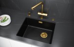 Смеситель для кухни SERPENTINE, брашированное золото, Se213222-BG, Paulmark