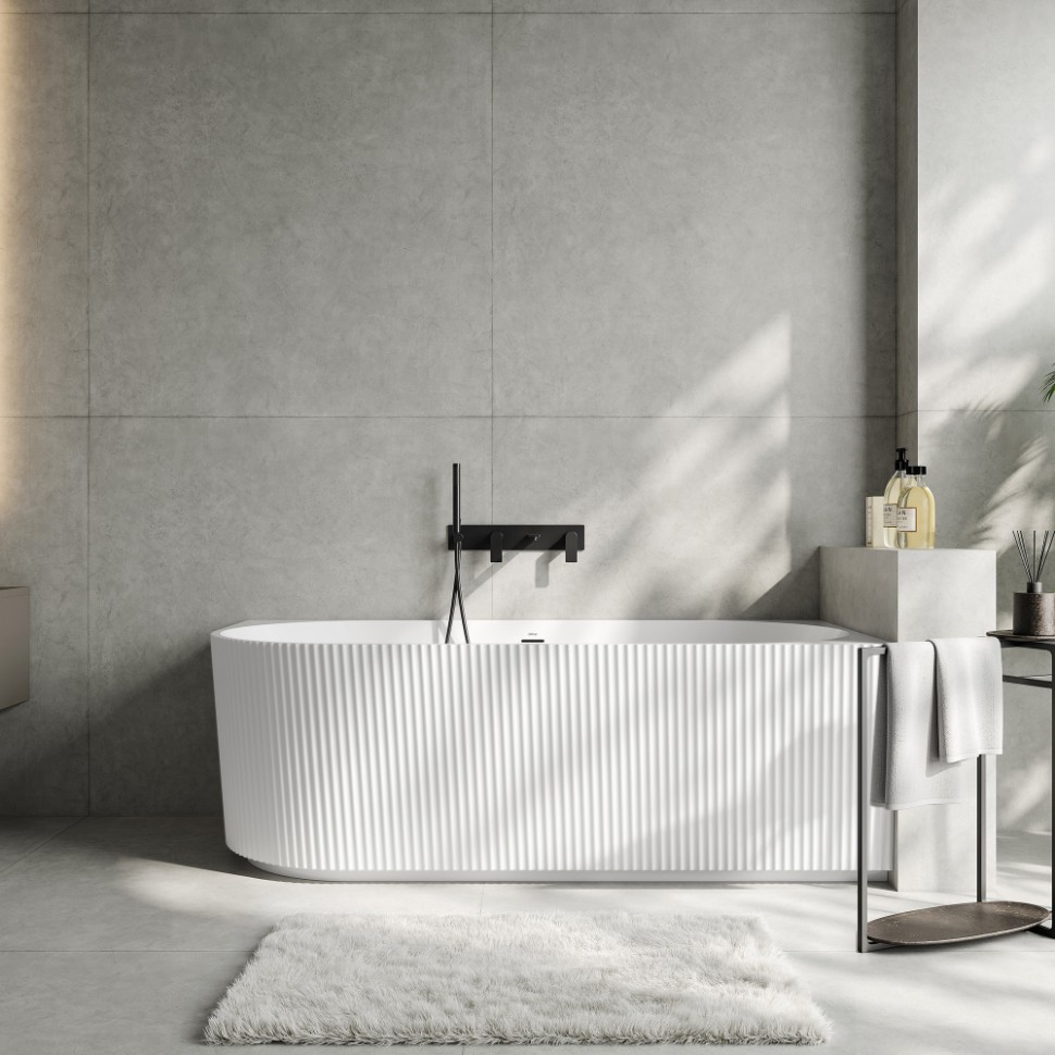 Акриловая ванна ABBER AB9329-1.5 R белая