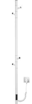 Полотенцесушитель электрический Vincea VTD-1DWE 15х140, белый, таймер