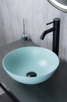 Раковина Gid 9081tifm 53402 накладная тиффани матовая 36x36x14