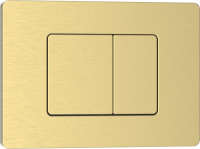 Кнопка смыва IBERICA BLANCA INOX-C нержавеющая сталь, золото матовое (IB.B011.005.000)