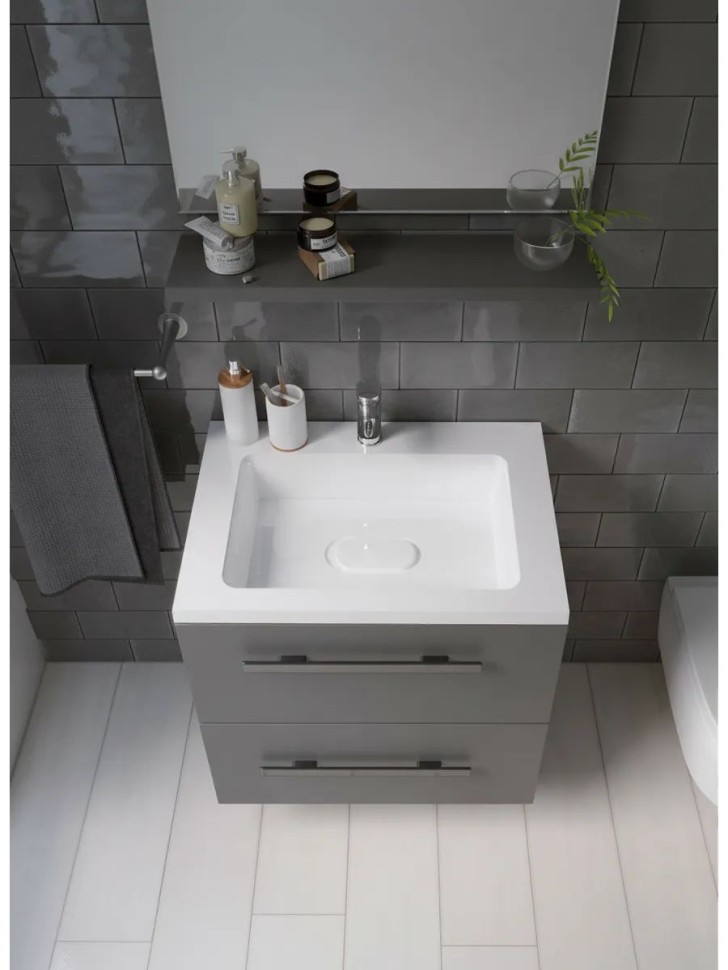 Раковина для ванной Uperwood Modul 62х45х12 см, белая глянцевая