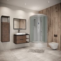 Душевая кабина Niagara Classic NG-3301-14P (90х90х215) средний поддон(26см),стекло матовое,4 места
