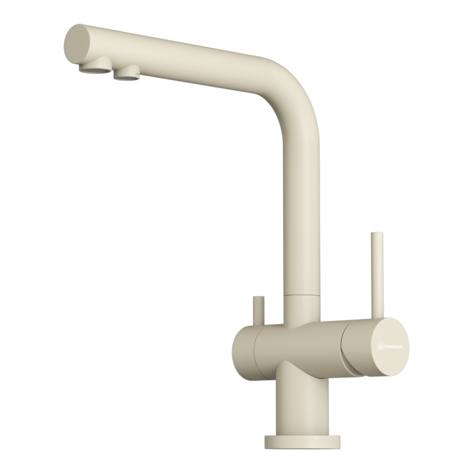 Смеситель для кухни Omoikiri Nagano-P-BE латунь/ваниль