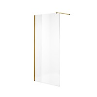 Душевая перегородка Niagara Nova NG-643-10GOLD (100х195) золото,стекло прозрачное,1 место