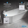 Акриловая ванна ABBER AB9257-1.7 R белая