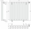 Кумир-0 EU50 правый 500х540 8 секций