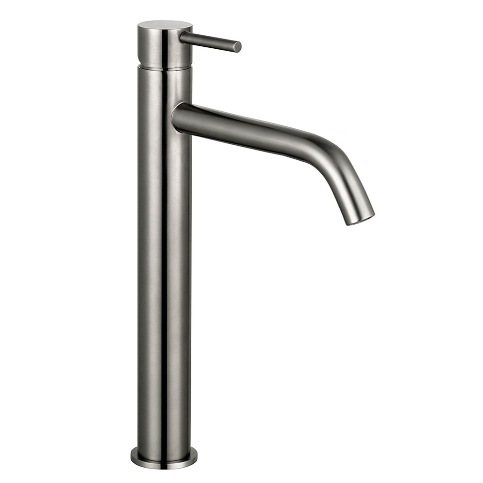 AQM 6214GM Siena Смеситель для раковины однорычажный 210мм, Gun metal