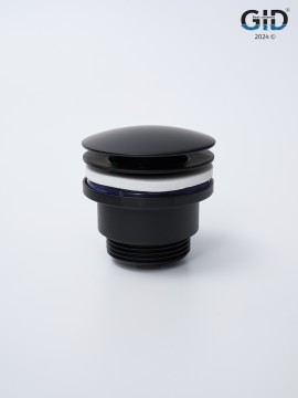 Донный клапан Gid универсальный G-59BM 76605K черный матовый 7x7x10