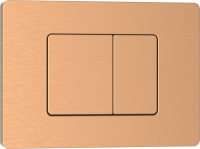 Кнопка смыва IBERICA BLANCA INOX-C нержавеющая сталь, розовое золото матовое (IB.B011.007.002)