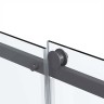 Душевой уголок Como Soft VSR-1CS1012CLGM, 1200*1000, вороненая сталь, стекло прозрачное