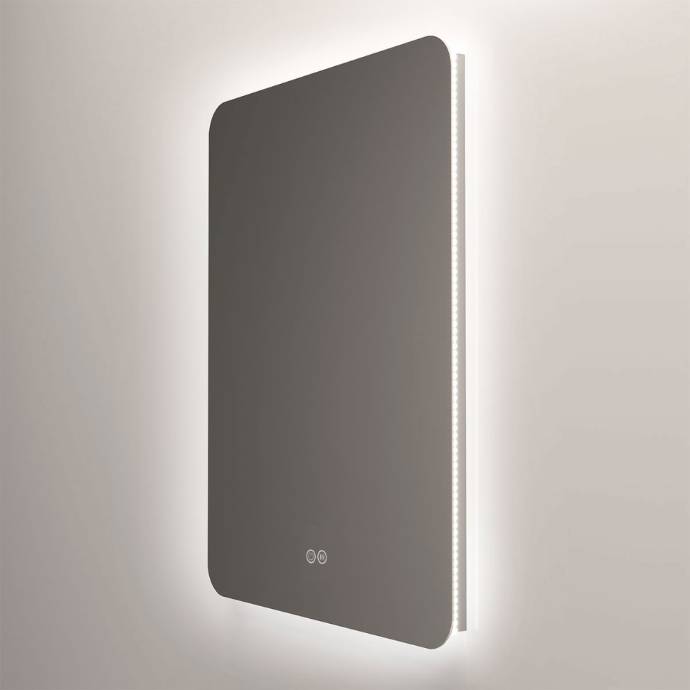 Зеркало LED VLM-3BE5008-2 500х800 c сенсорным выключателем и диммером, антизапотевание