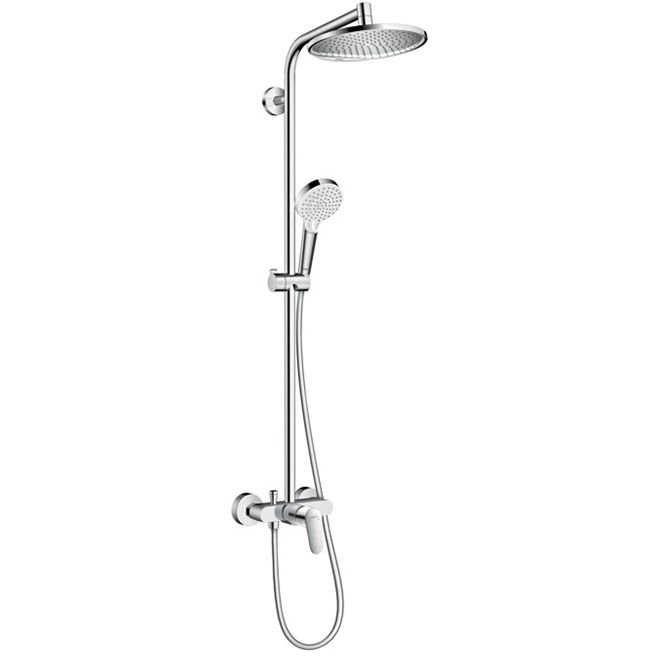 Душевая система Hansgrohe Crometta 102 см, с верхним 240 мм., ручным душем и однорычажным смесителем, цвет: хром S 240 SНР 27269000
