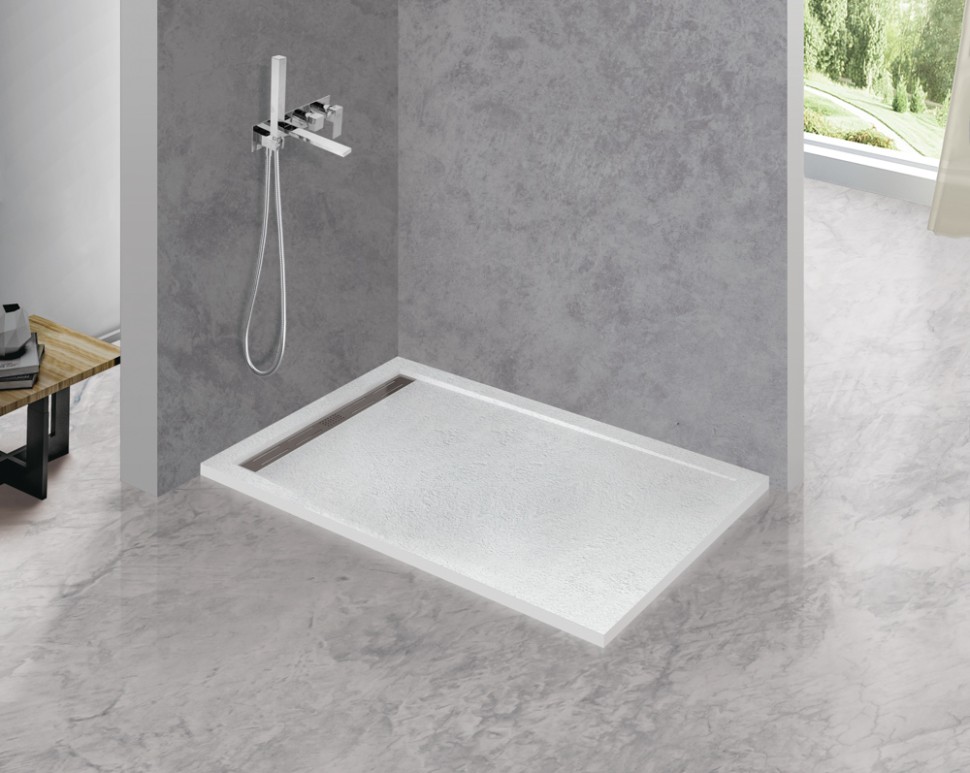 Поддон из искусственного мрамора CEZARES TRAY-AS-AH-120/80-30-W