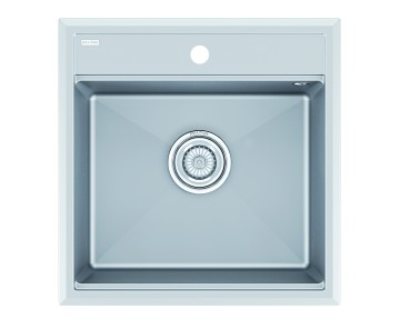 Мойка STEPIA 50, IT-GRANIT, PM115051-GRM , серый металлик, 500х510, Paulmark