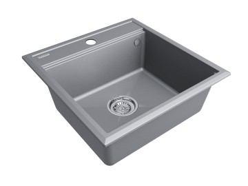 Мойка STEPIA 50, IT-GRANIT, PM115051-GRM , серый металлик, 500х510, Paulmark