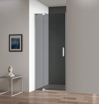 Душевая дверь в нишу CEZARES SLIDER-B-1-70/80-GRIGIO-GM