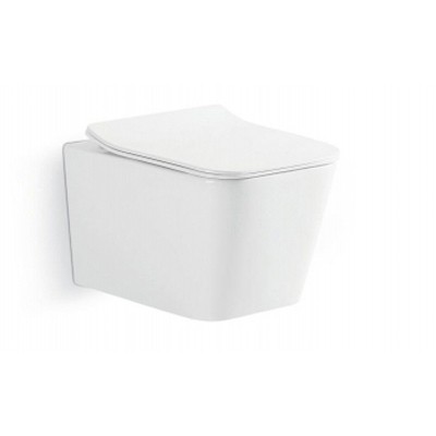 Унитаз подвесной Ceramalux с сиденьем NS5170